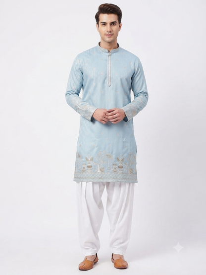 Men's Kurta WK 19 Blue