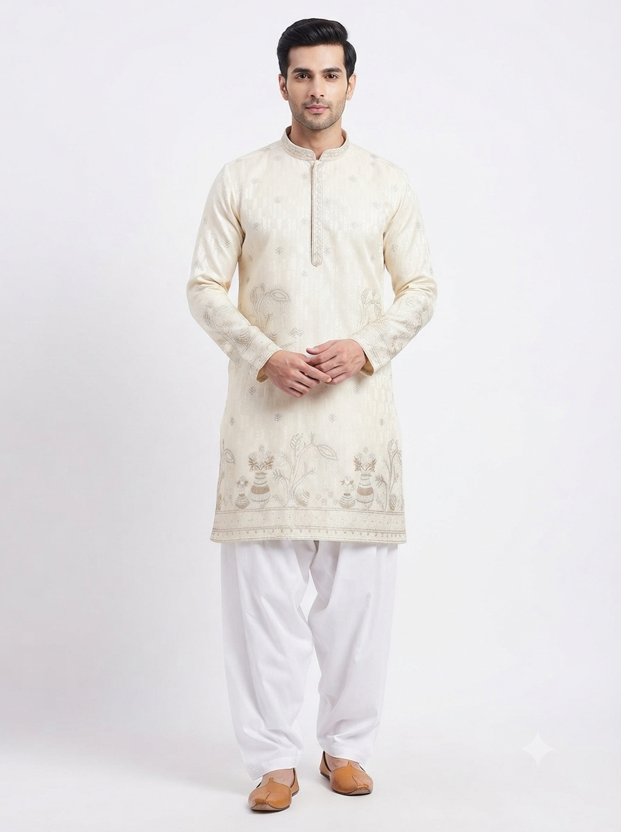 Men's Kurta WK 19 Cream