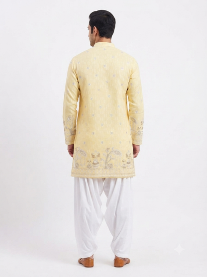 Men's Kurta WK 19 Yellow