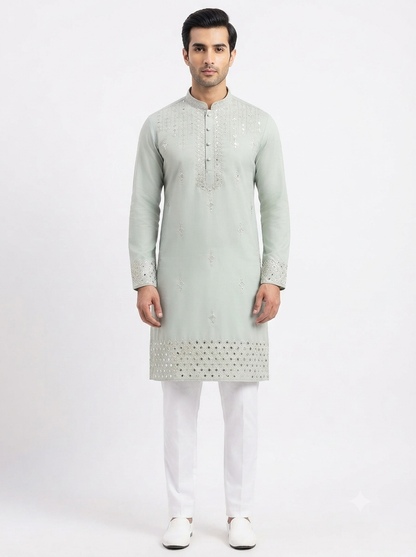 Men's Kurta WK 22 Sea Green