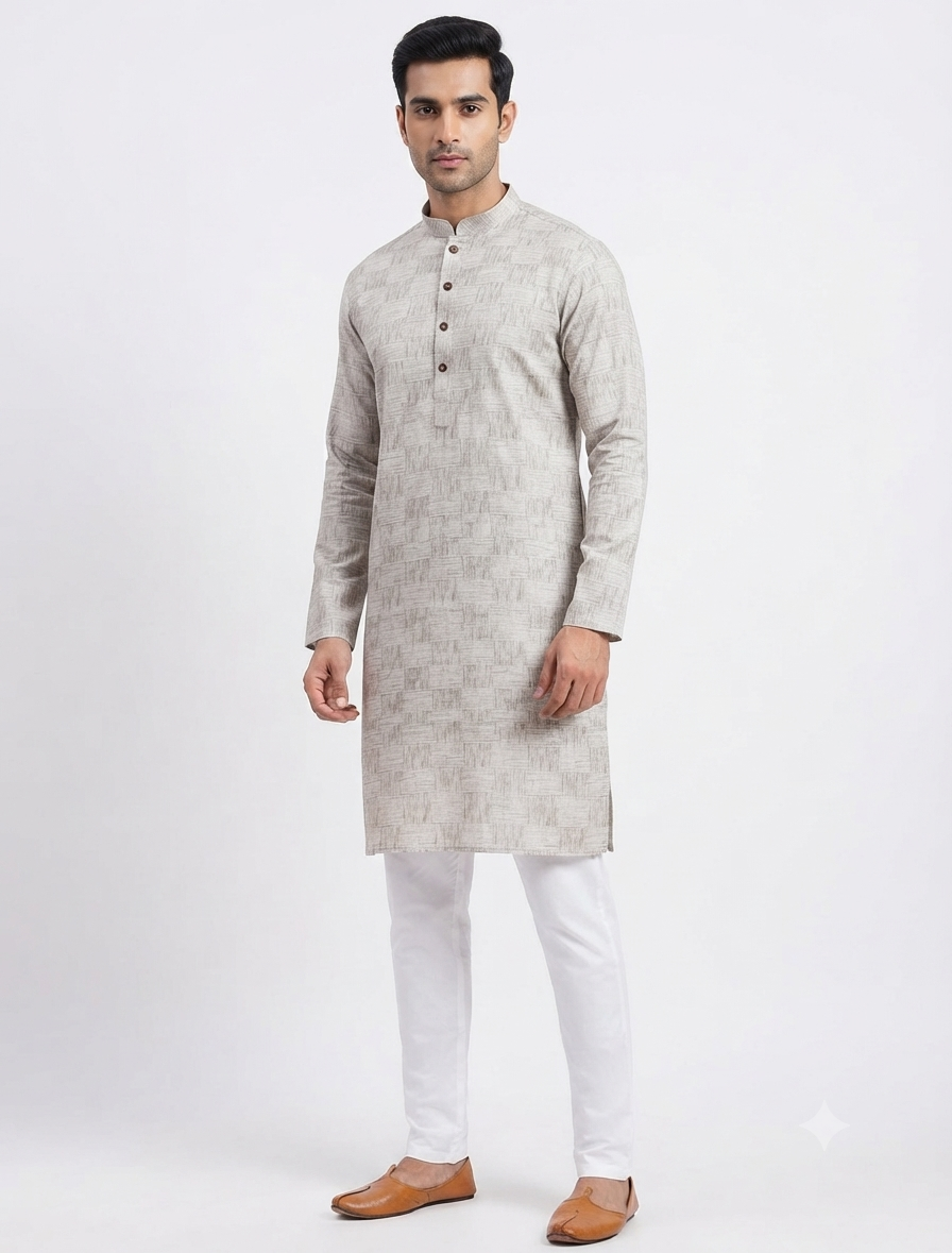 Men's Kurta Marvel - Beige