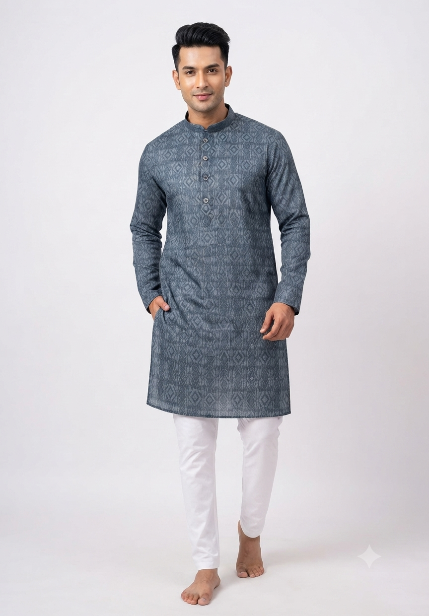 Men's Kurta Origin - Grey