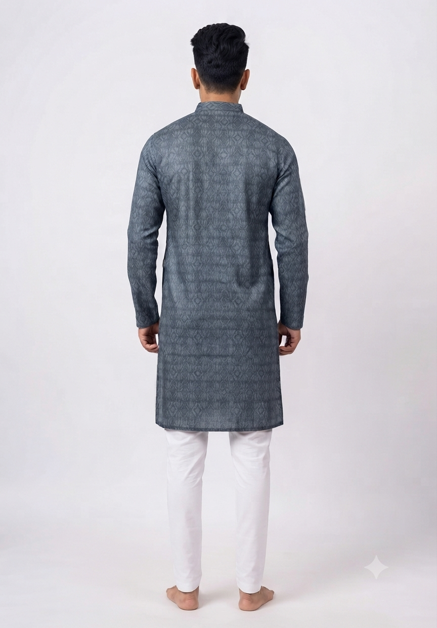 Men's Kurta Origin - Grey
