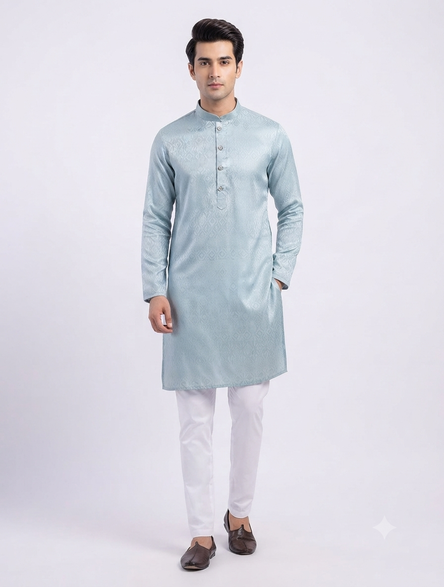 Men's Kurta Origin - Pista Green