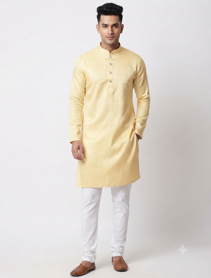 Men's Kurta Origin - Yellow