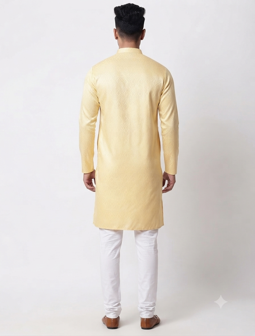 Men's Kurta Origin - Yellow
