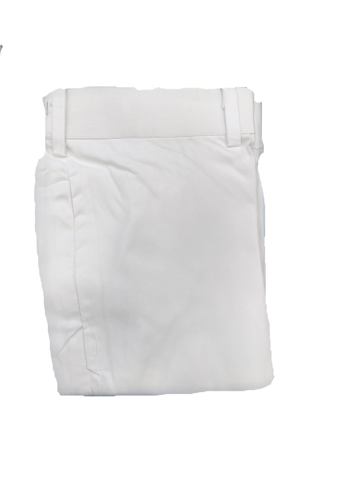 Men's Cotton White Polo Pant
