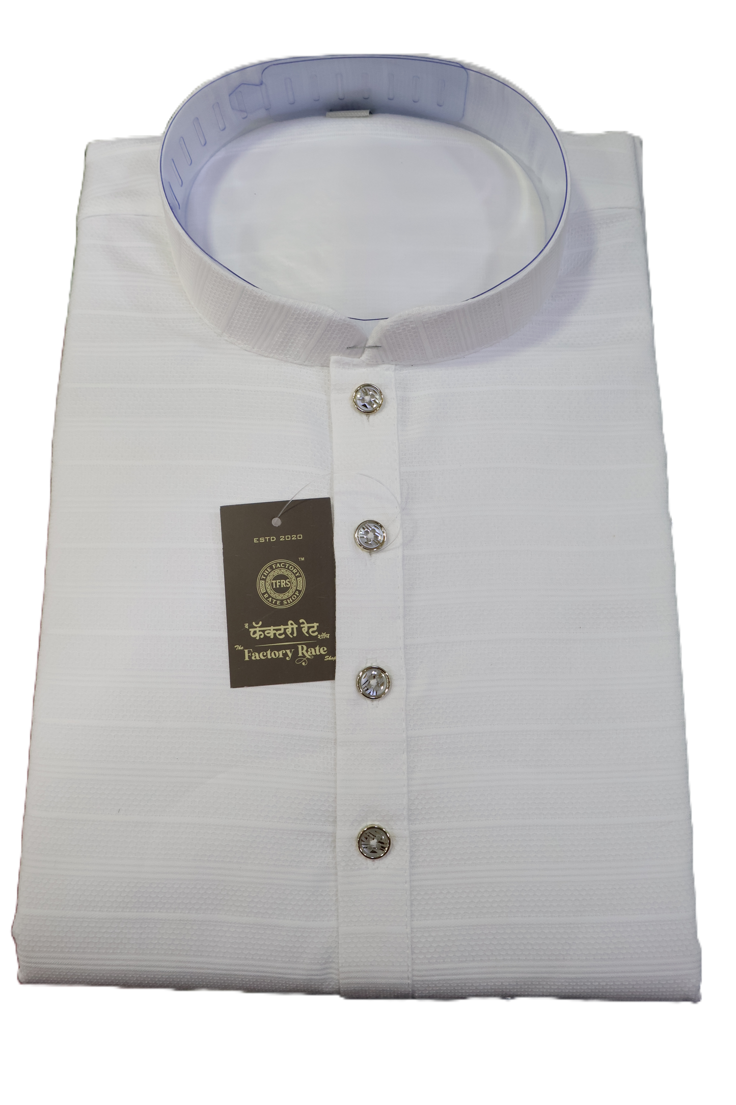 Men's White Kurta Rolex (6595)
