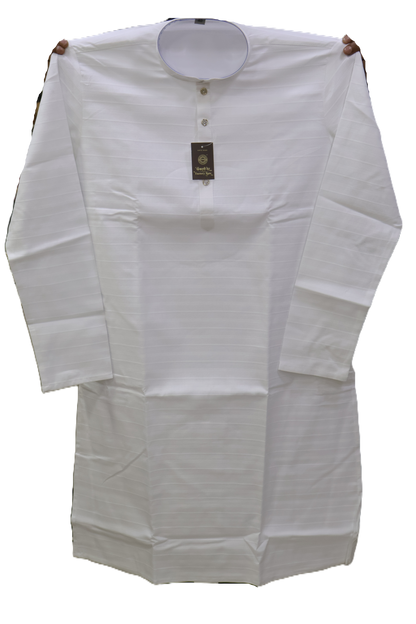 Men's White Kurta Rolex (6595)