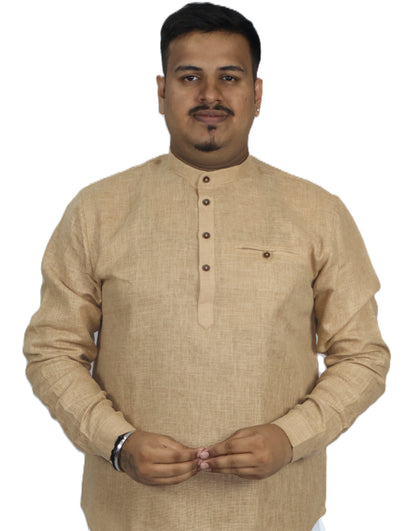 SHARPLINEN MEN'S FULL SLEEVE KURTA BAMBOO