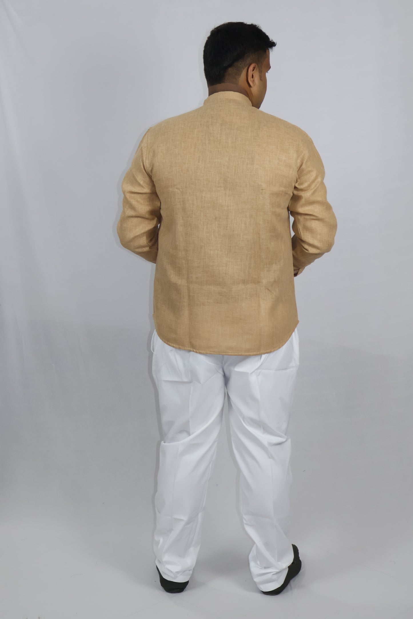 SHARPLINEN MEN'S FULL SLEEVE KURTA BAMBOO