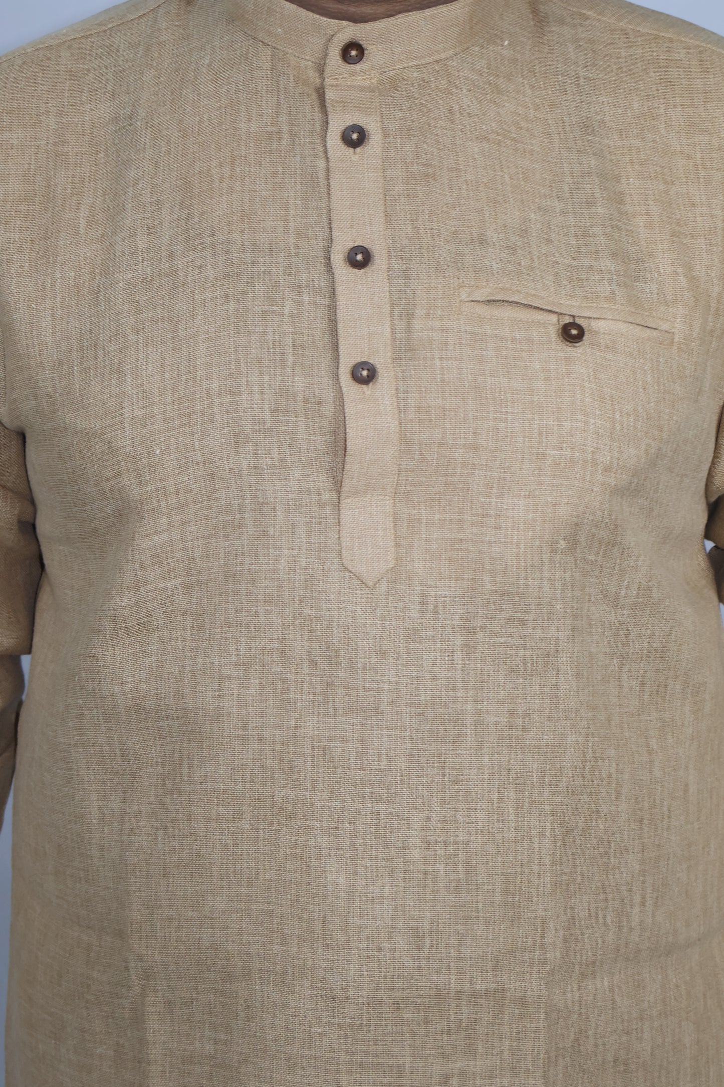SHARPLINEN MEN'S FULL SLEEVE KURTA BAMBOO