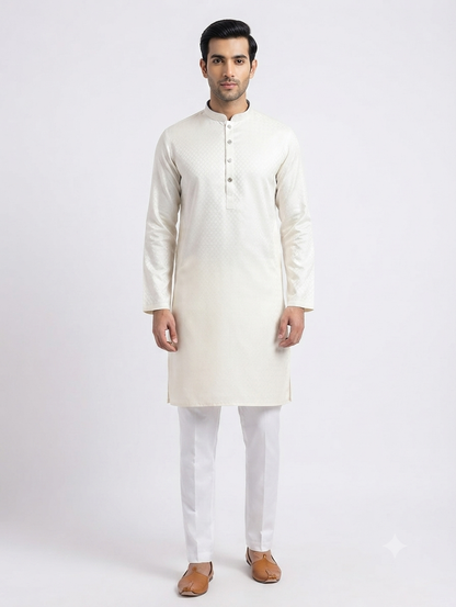Men's Kurta Thunder - Cream