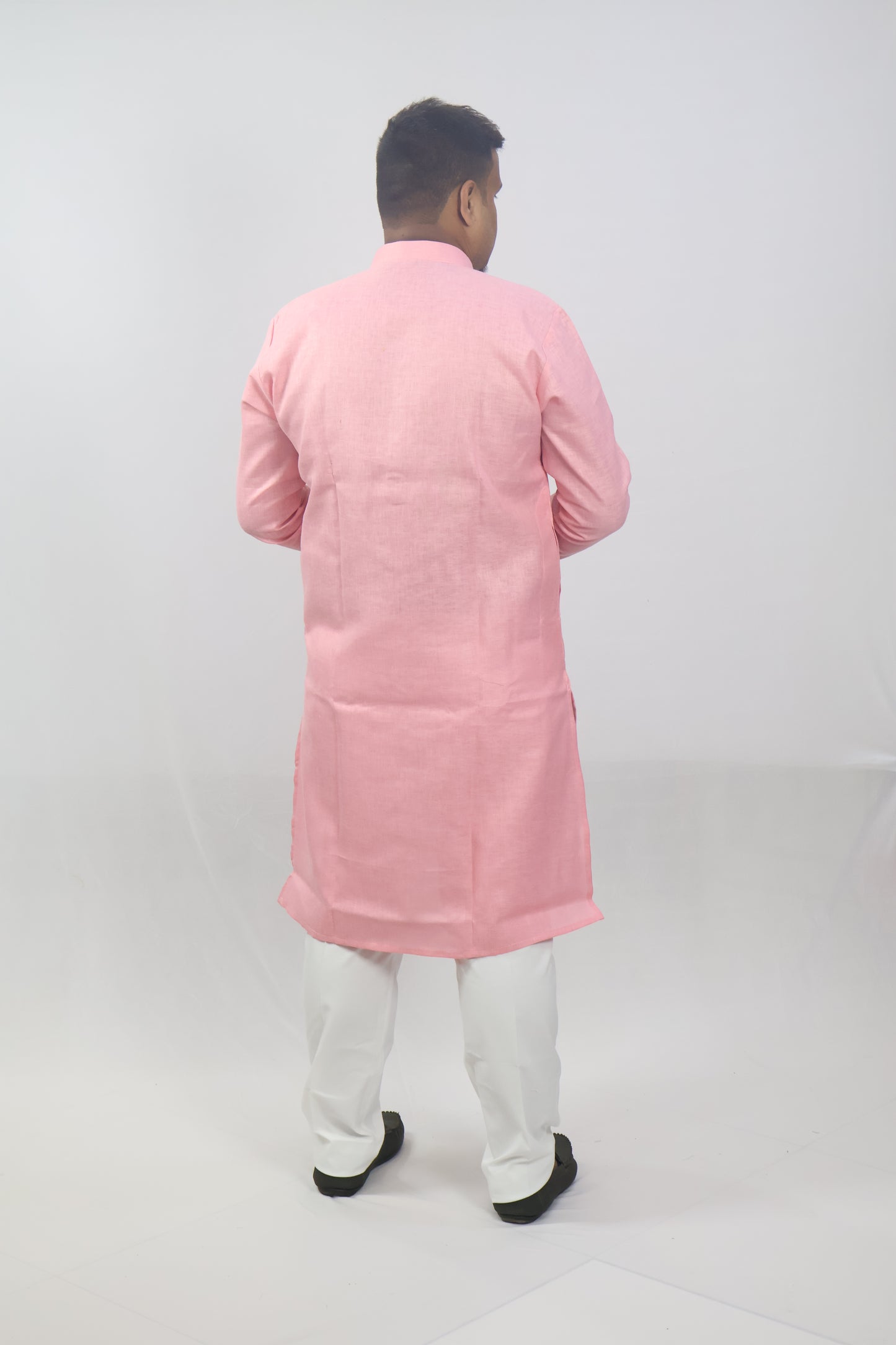 BLOSSOM MEN'S KURTA PEACH