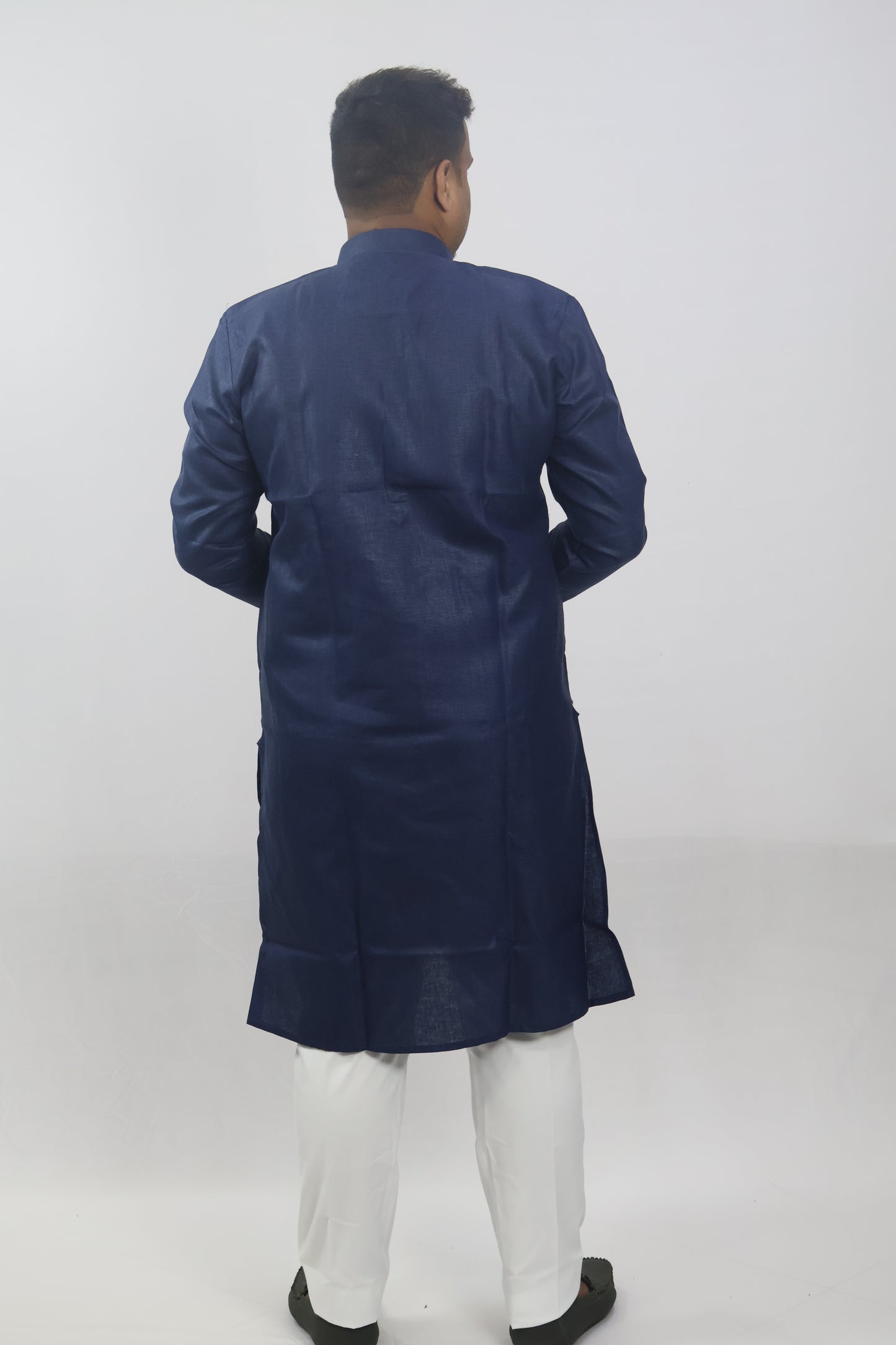 BLOSSOM MEN'S KURTA NAVY BLUE