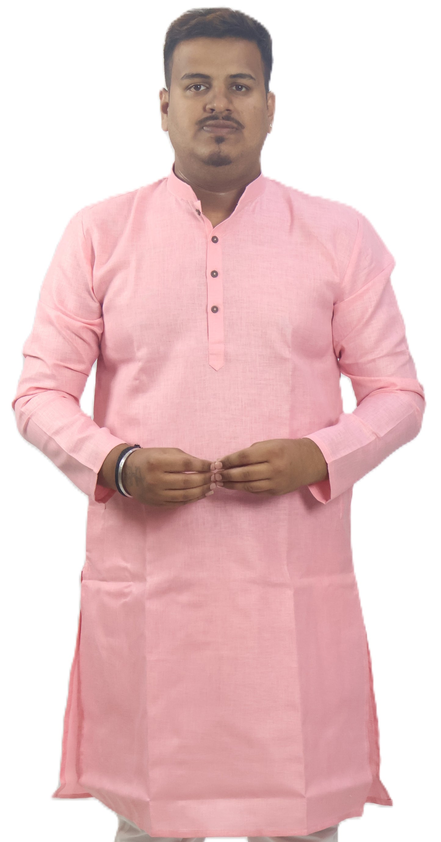 BLOSSOM MEN'S KURTA FADE PEACH