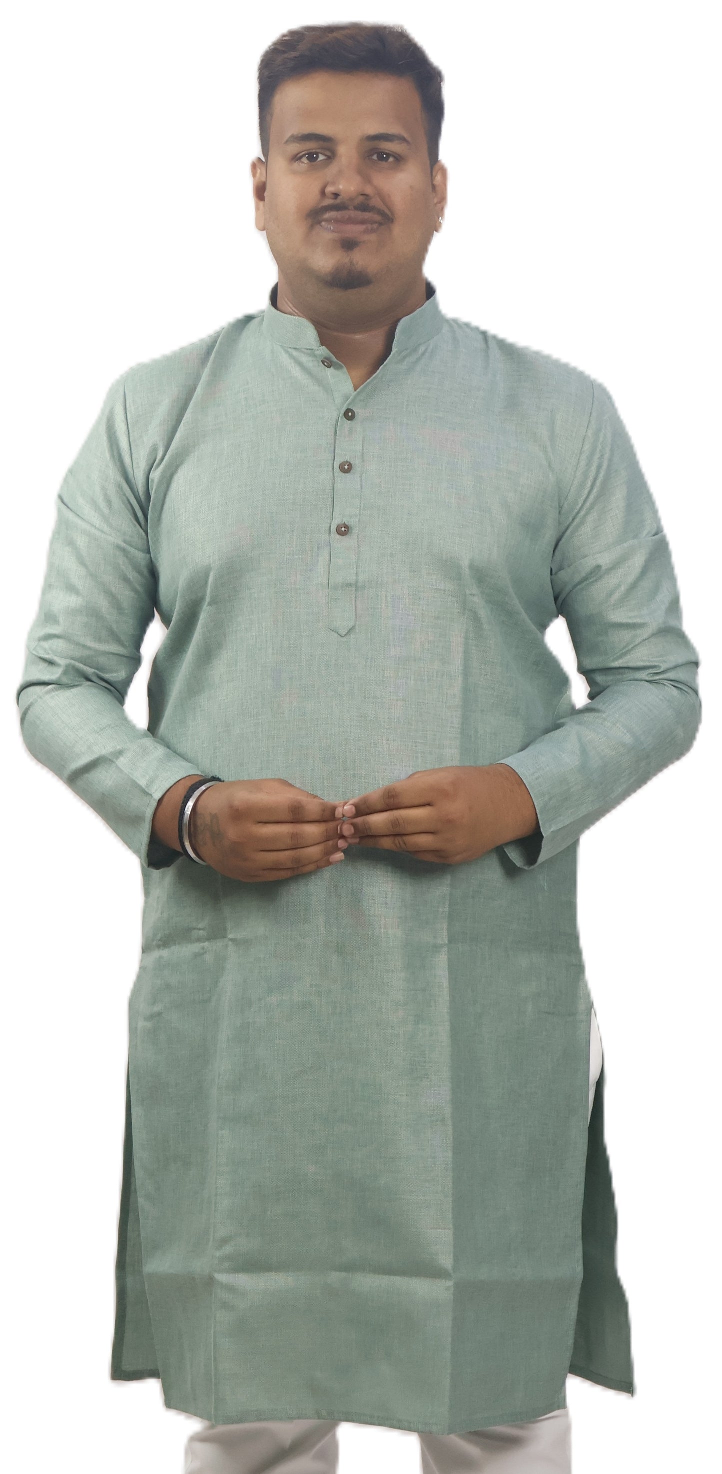 BLOSSOM MEN'S KURTA SAGE GREEN