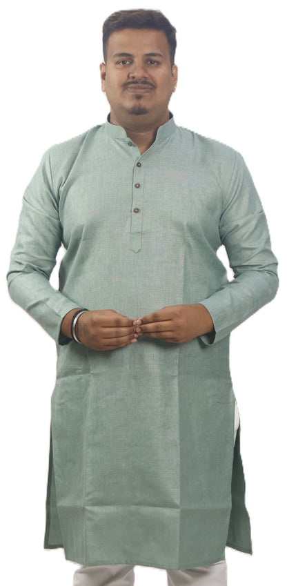 BLOSSOM MEN'S KURTA SAGE GREEN