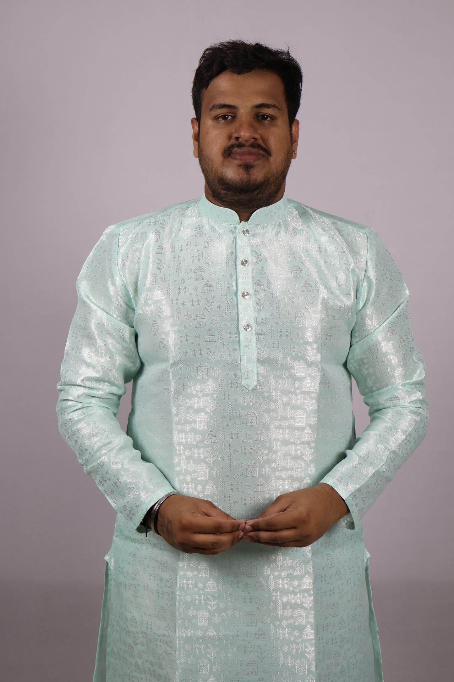 MEN'S KURTA 1131 MINT GREEN