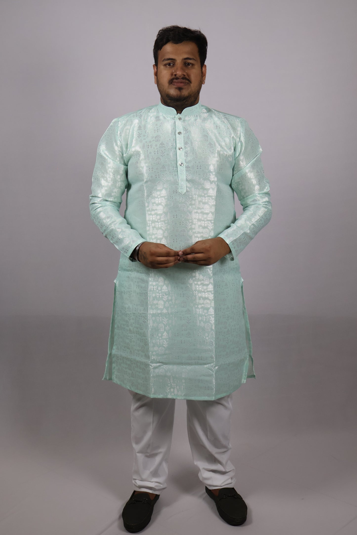 MEN'S KURTA 1131 MINT GREEN