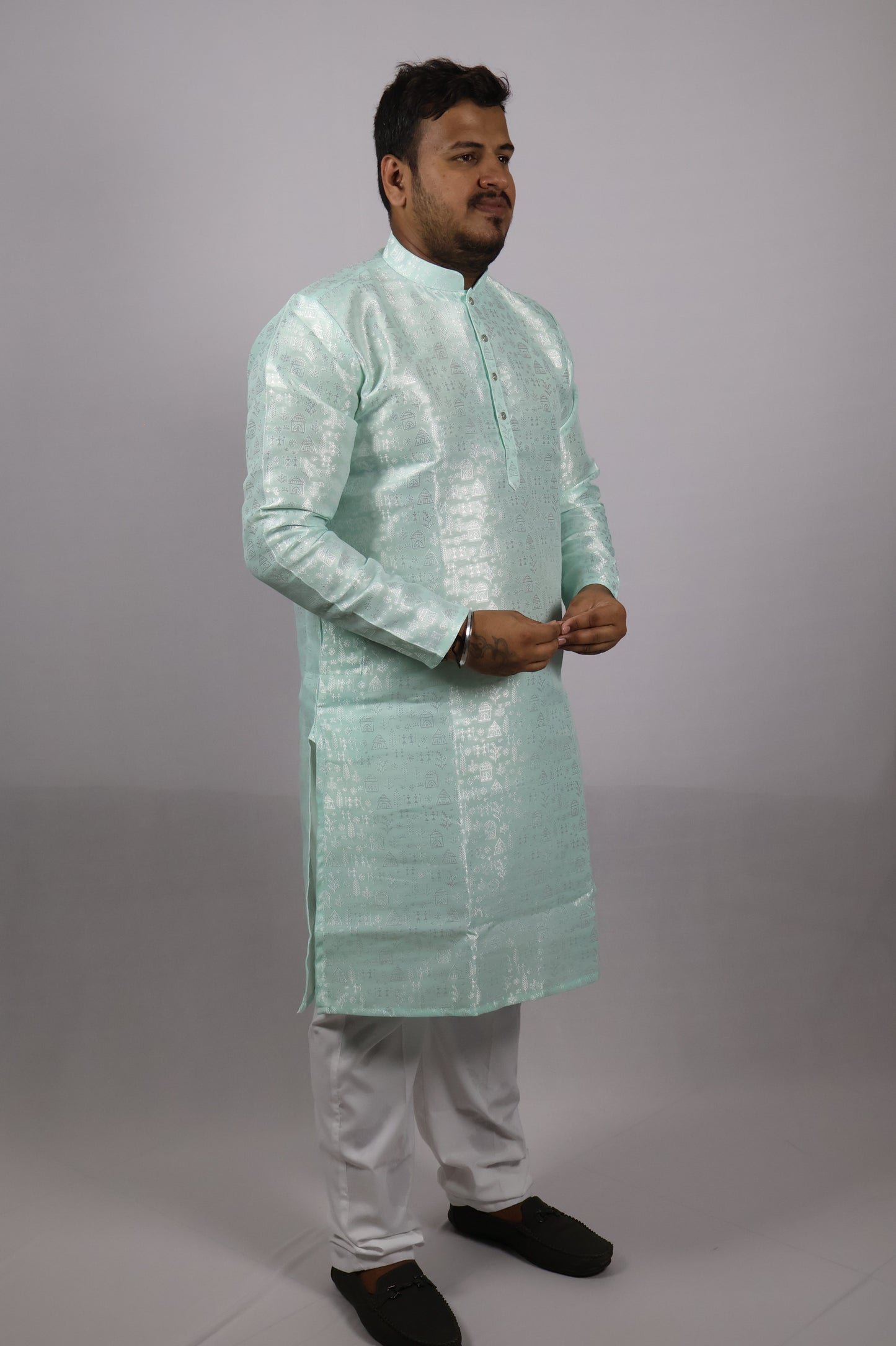 MEN'S KURTA 1131 MINT GREEN