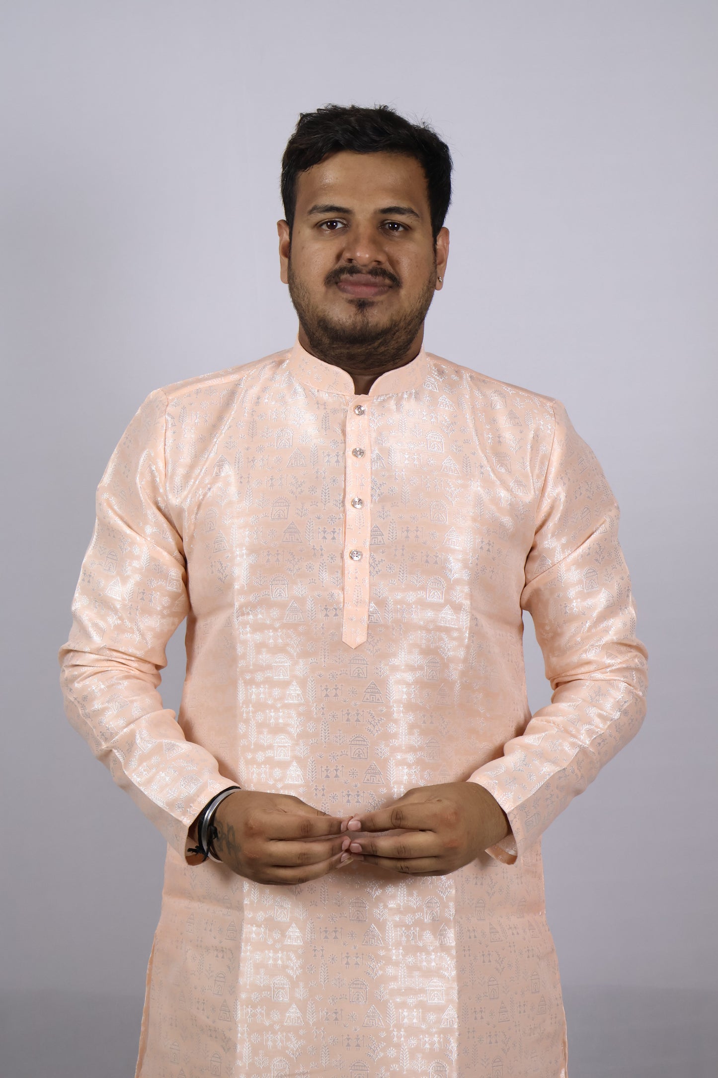 MEN'S KURTA 1131 PEACH