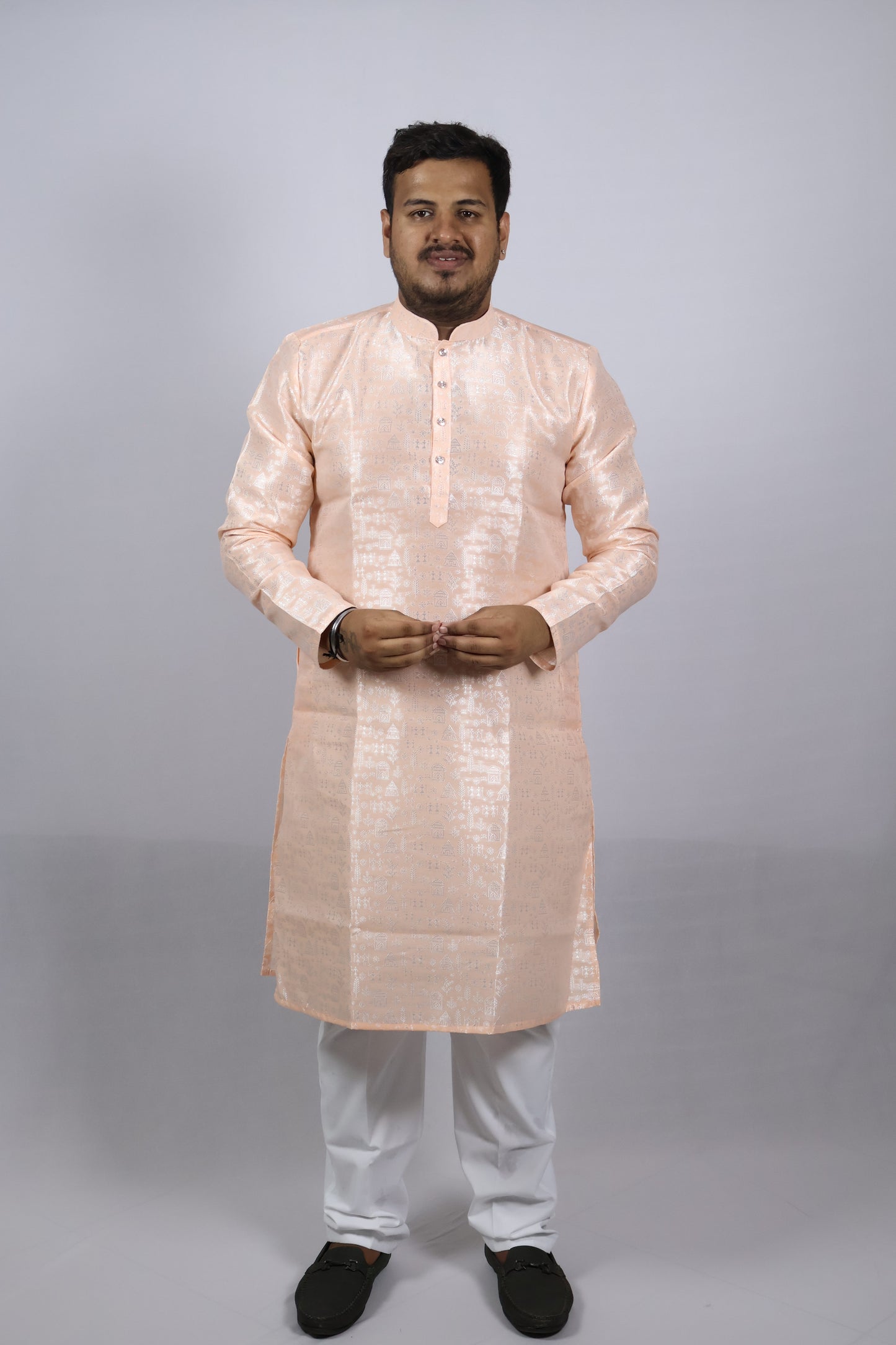 MEN'S KURTA 1131 PEACH