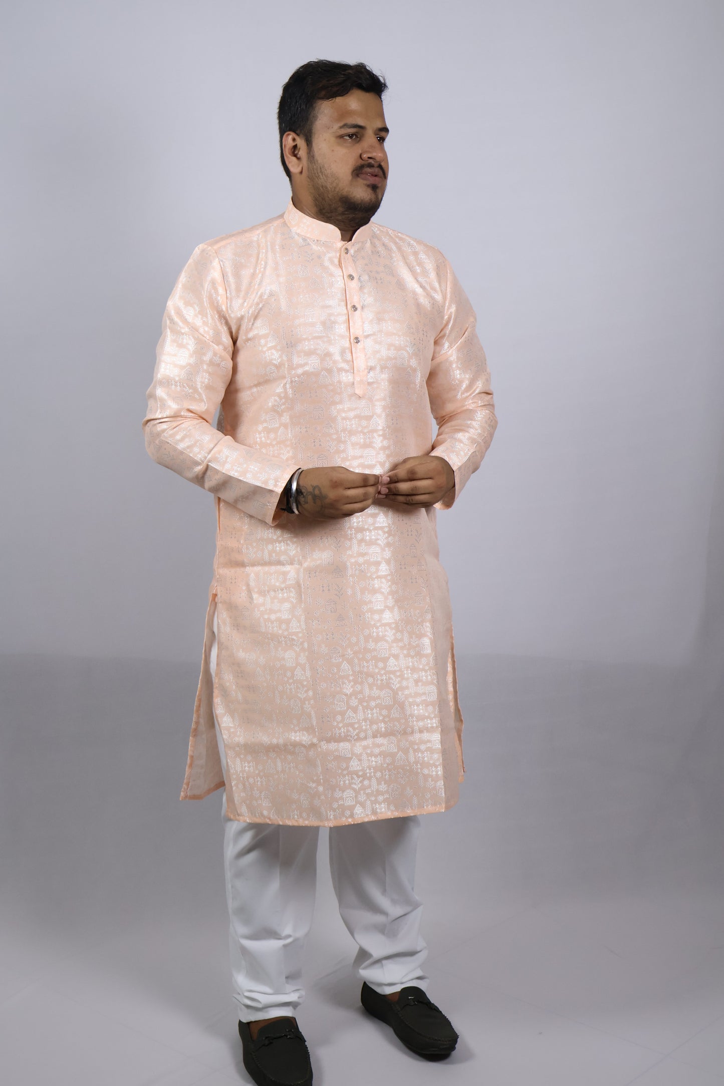 MEN'S KURTA 1131 PEACH
