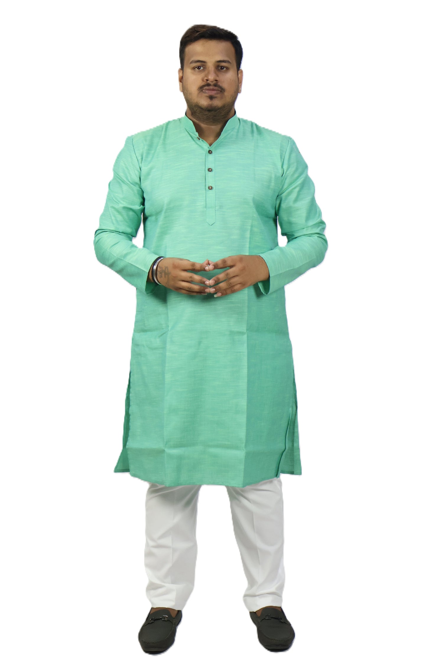 SPICY MEN'S KURTA MINT GREEN