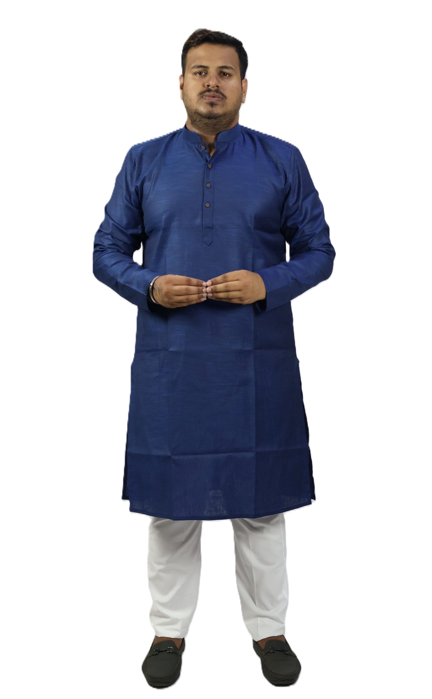 SPICY MEN'S KURTA NAVY BLUE