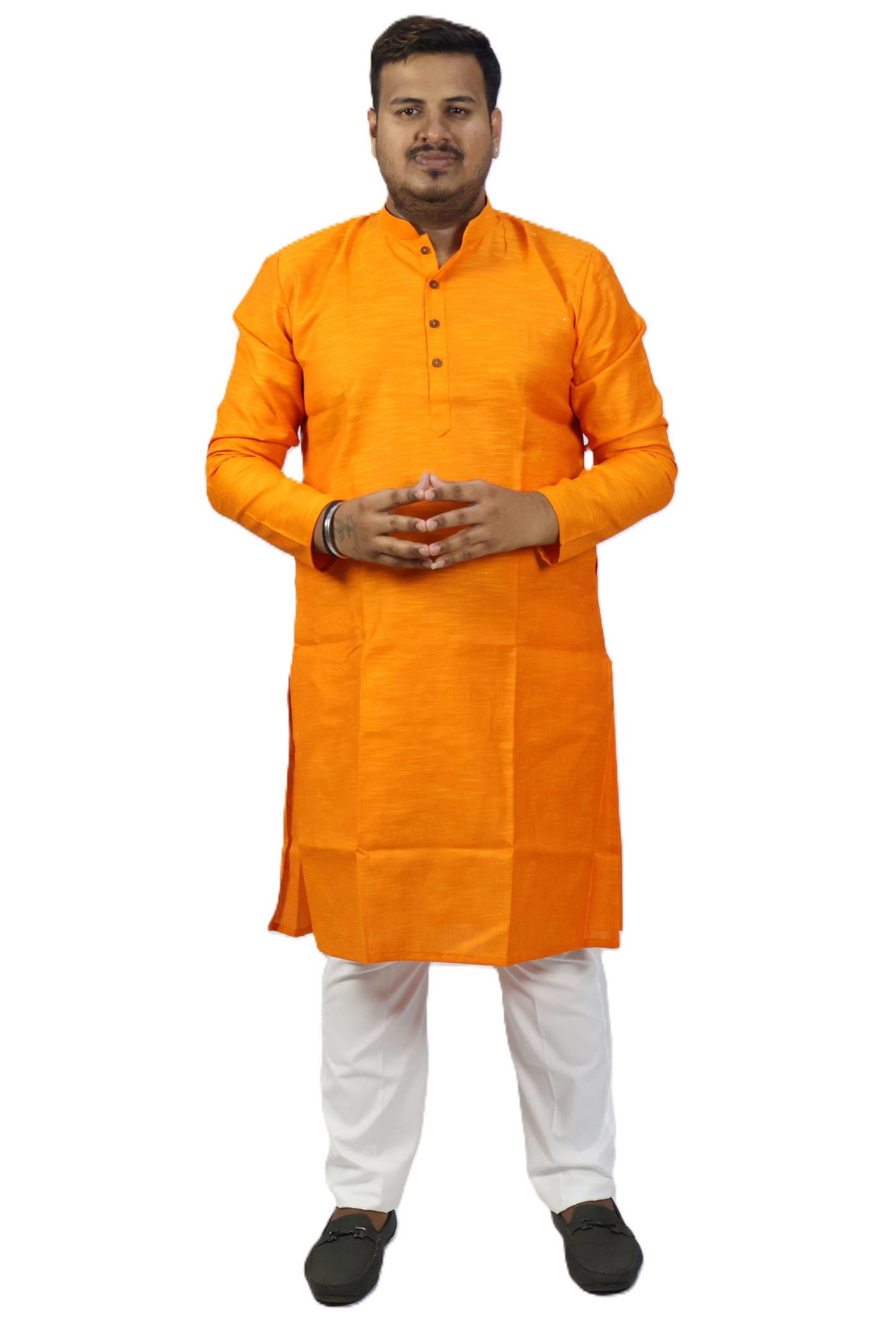 SPICY MEN'S KURTA ORANGE