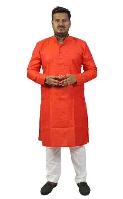 SPICY MEN'S KURTA RED