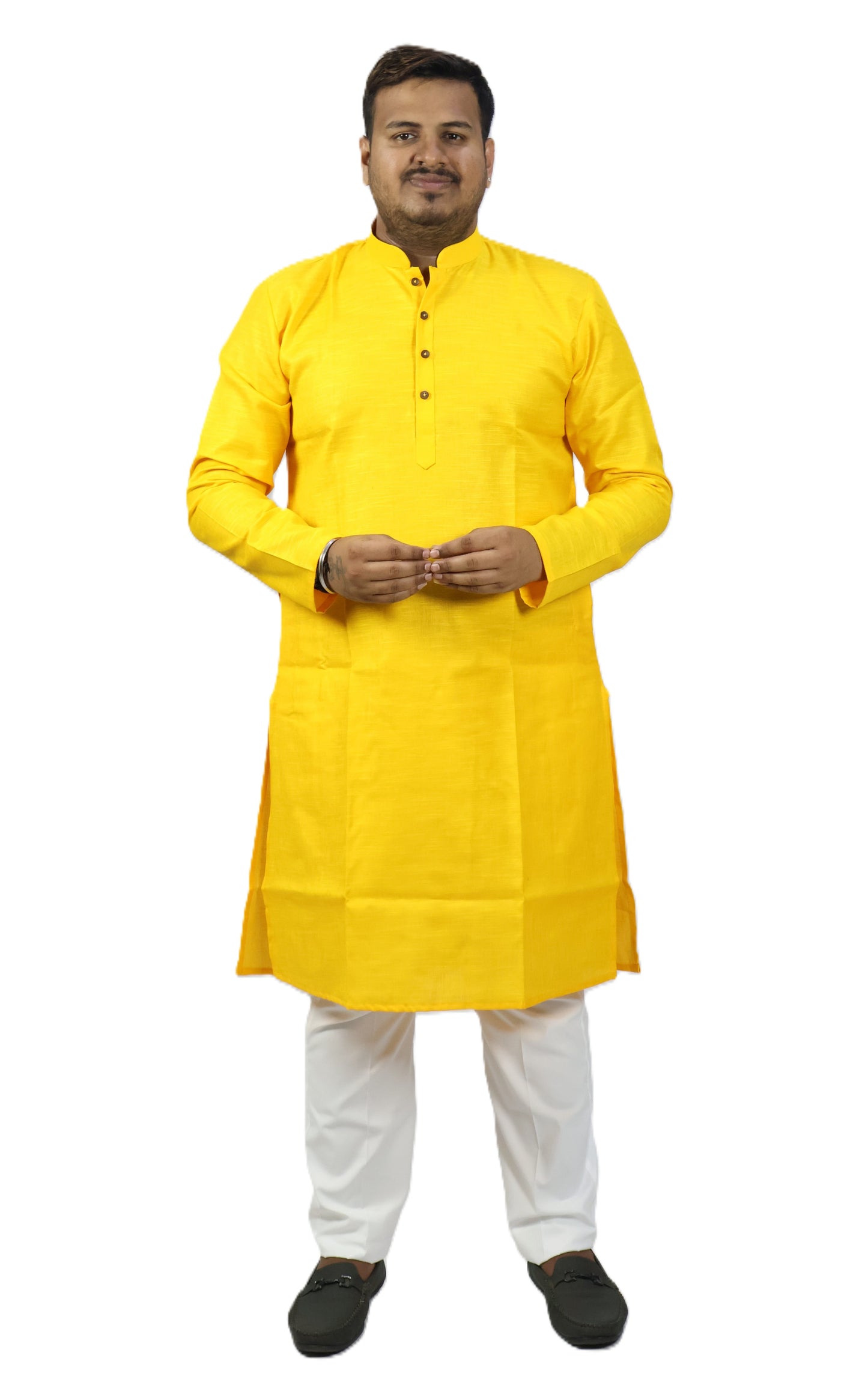 SPICY MEN'S KURTA YELLOW