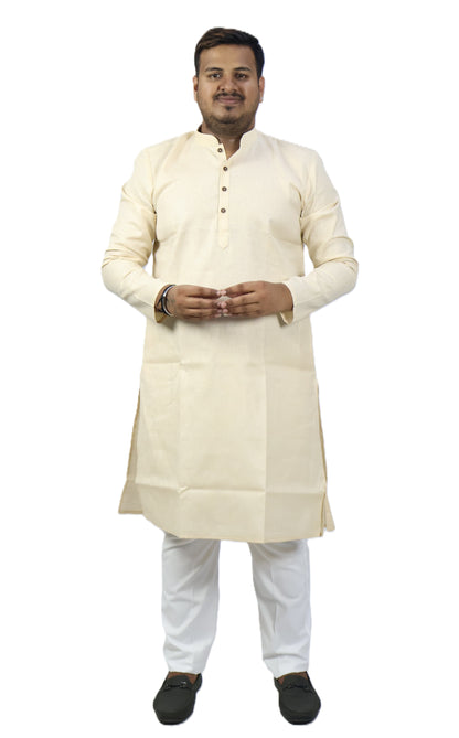 SPICY MEN'S KURTA CREAM