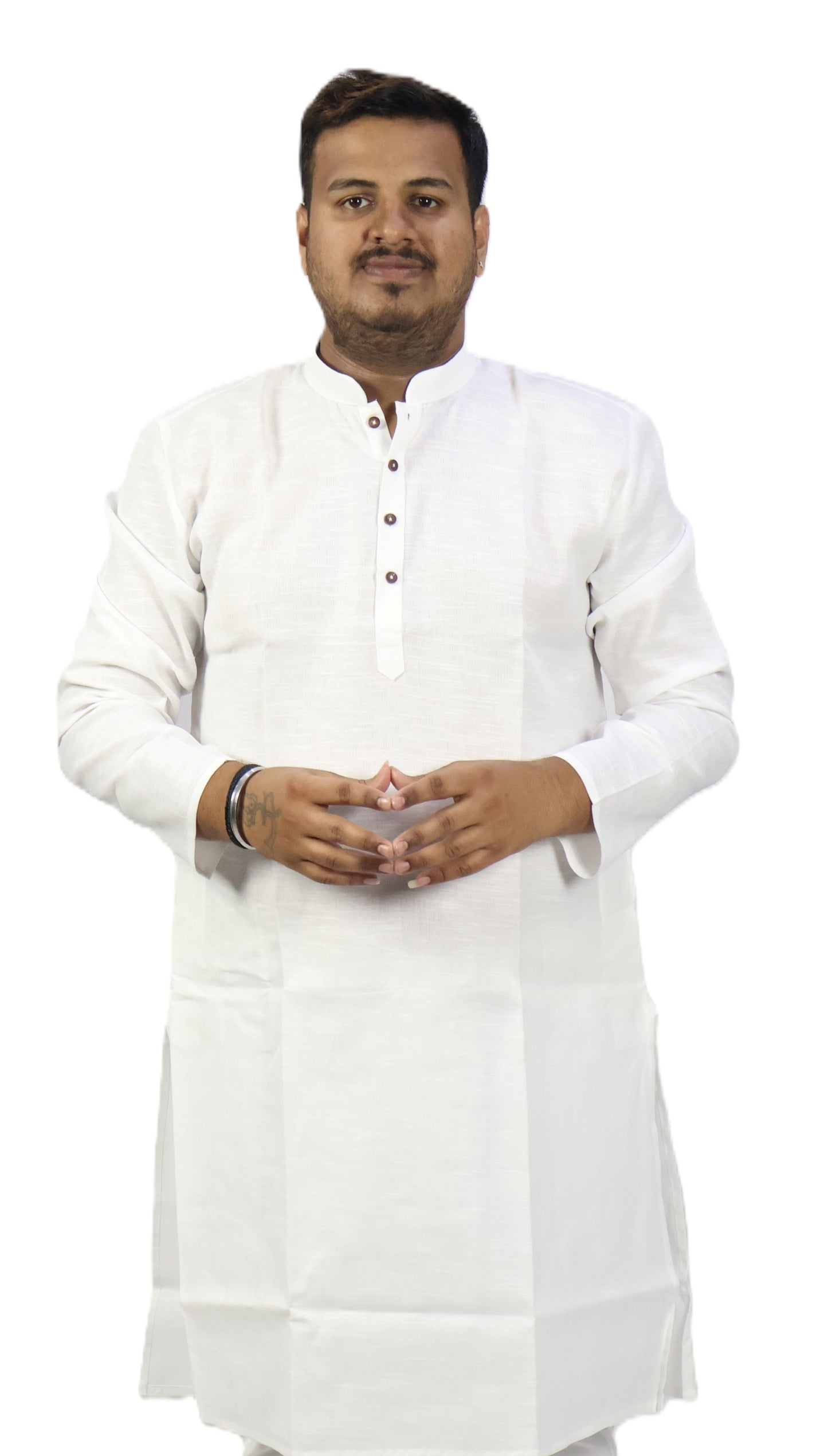 SPICY MEN'S KURTA WHITE